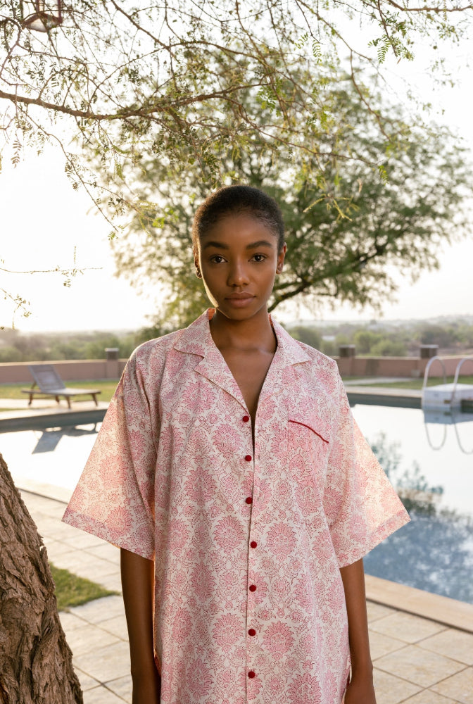 Cotton Nightshirt - Mona Rose