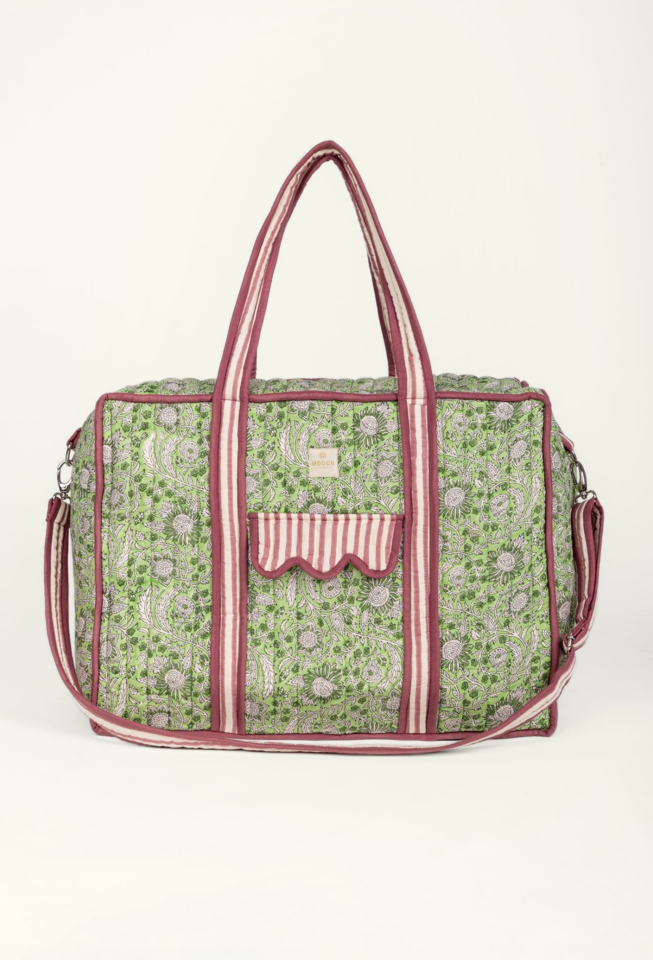 Quilted Weekend Travel Bag - Snowshill Lime