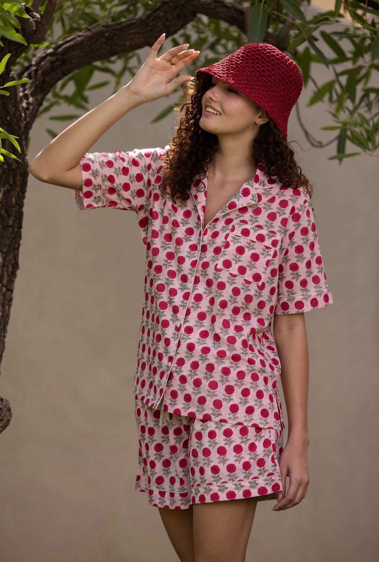 Short Cotton Pyjamas - Rowena Rose