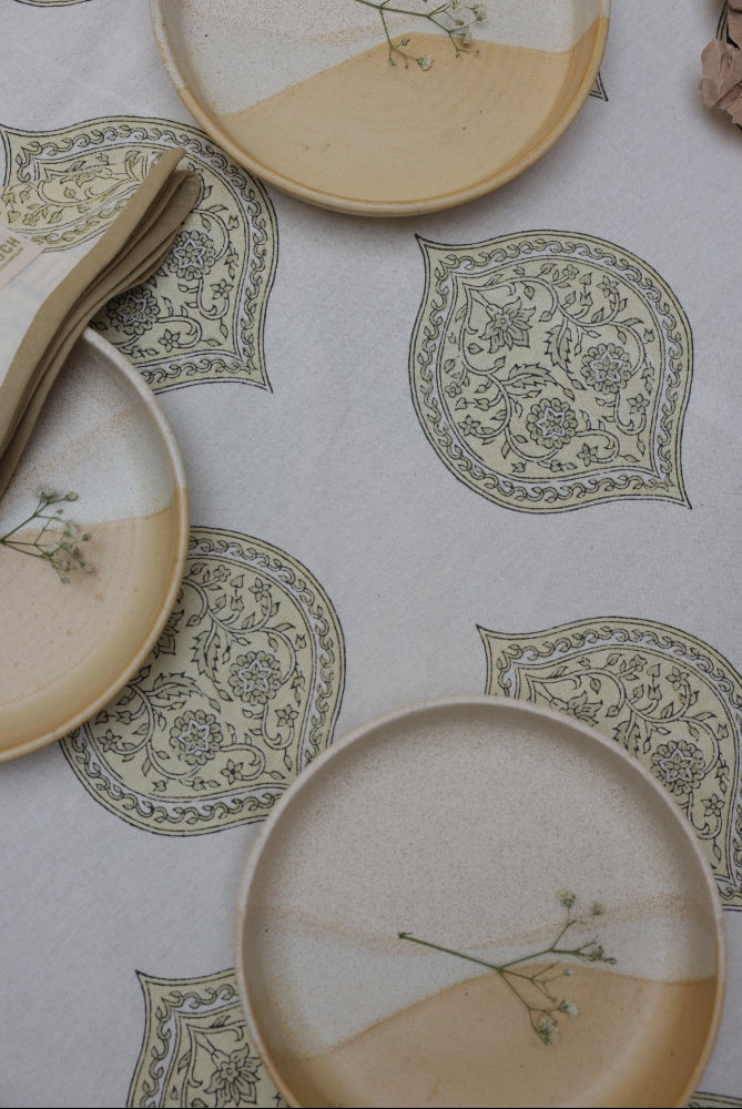 Printed Tablecloth - Kiftsgate Stone