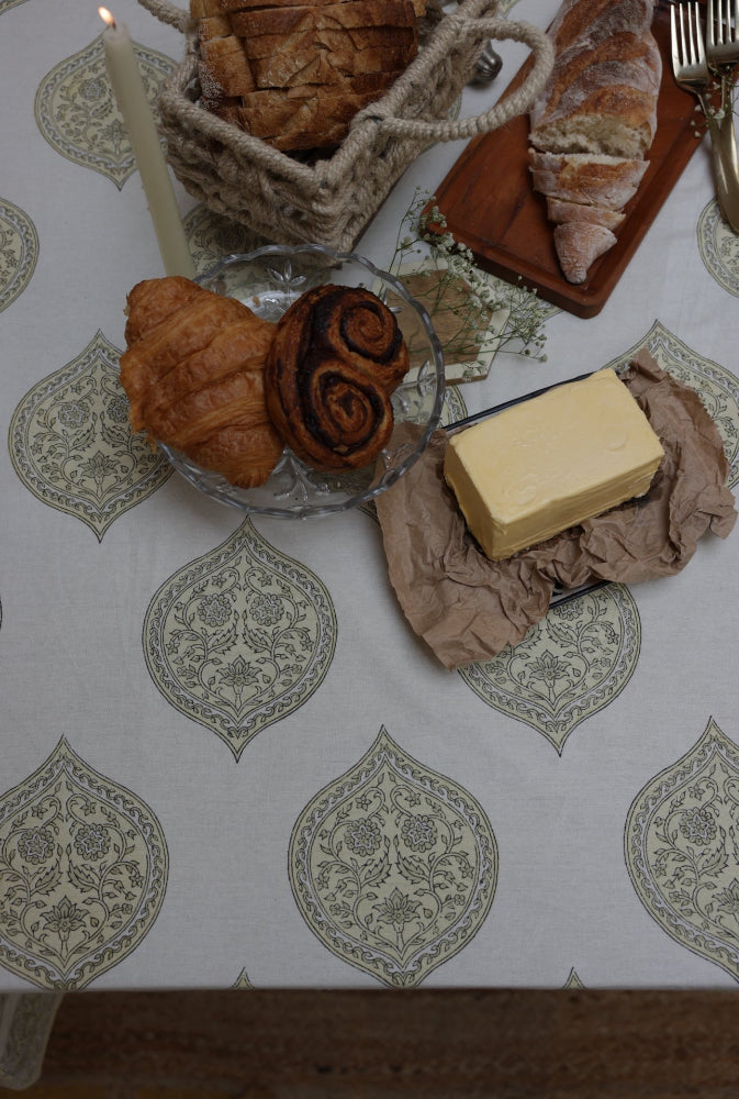 Printed Tablecloth - Kiftsgate Stone
