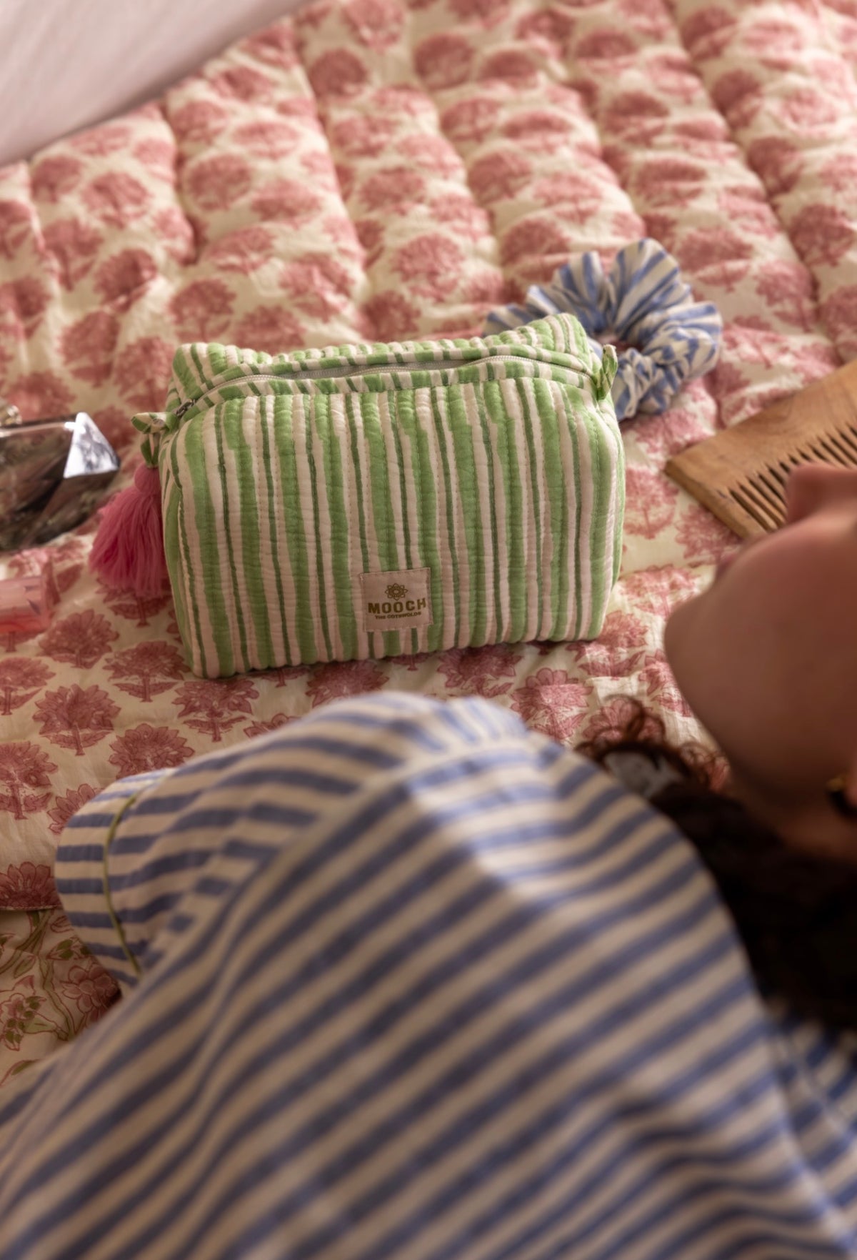 Hedgerow Stripe Wash Bag