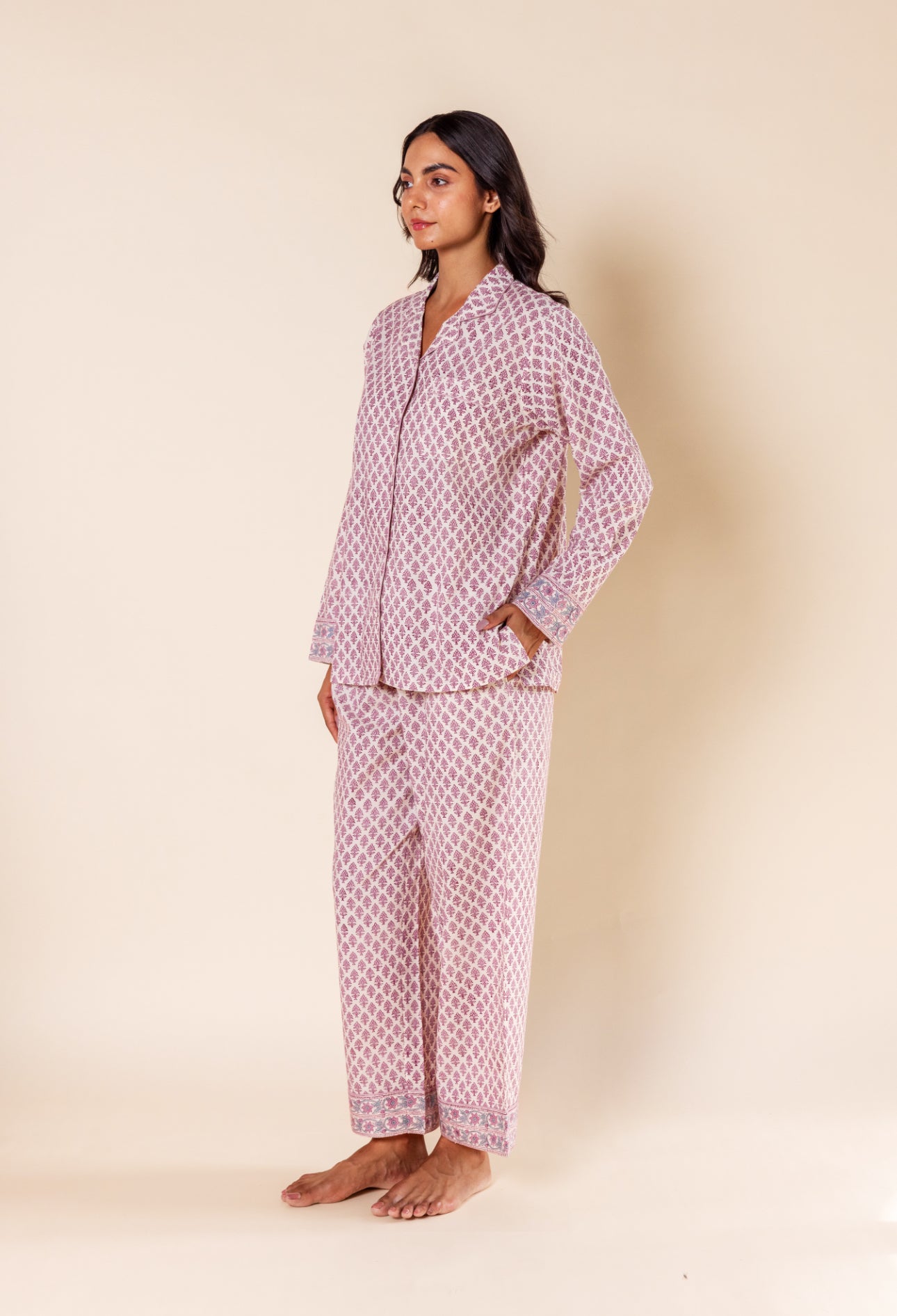 Cotton Pyjamas - Ditsy Shadow