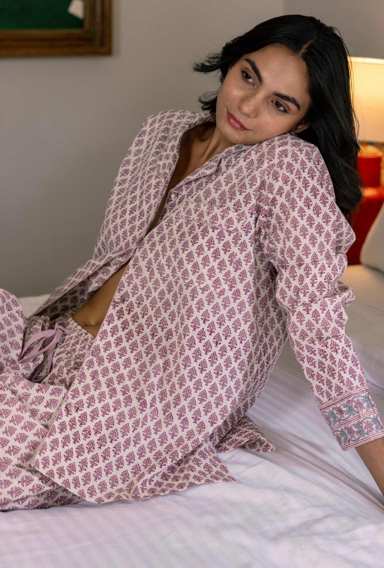 Cotton Pyjamas - Ditsy Shadow