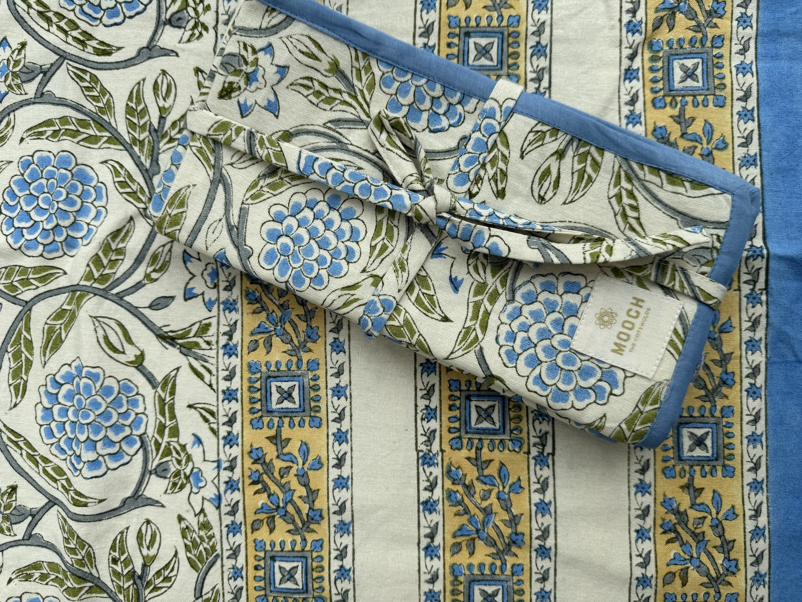 Printed Tablecloth - Wolds Steel