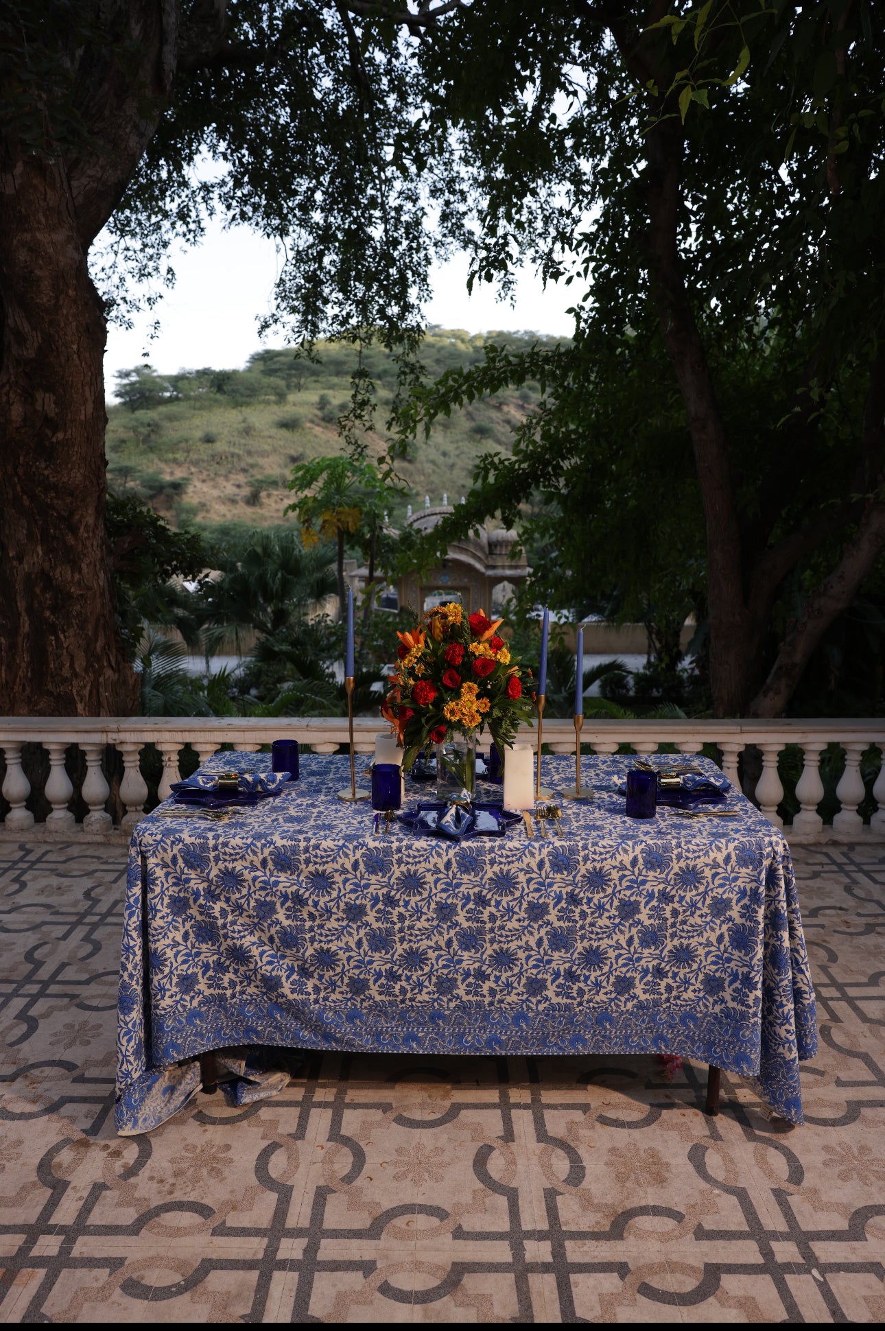 Printed Tablecloth - Willersey Denim