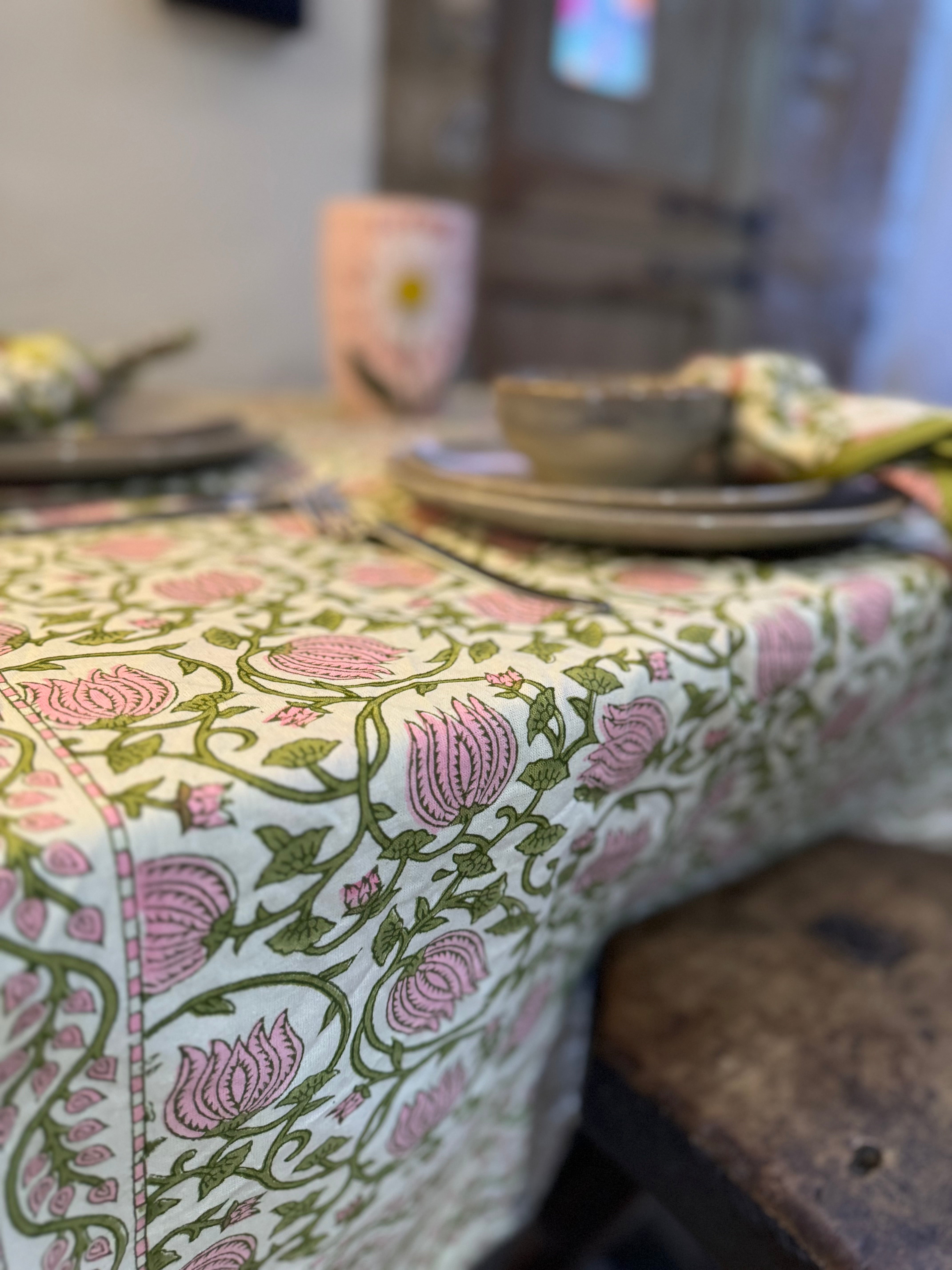 Printed Tablecloth - Broadway Rose