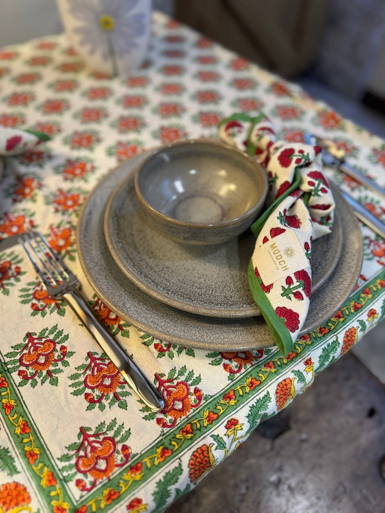 Printed Tablecloth - Beacon Amber