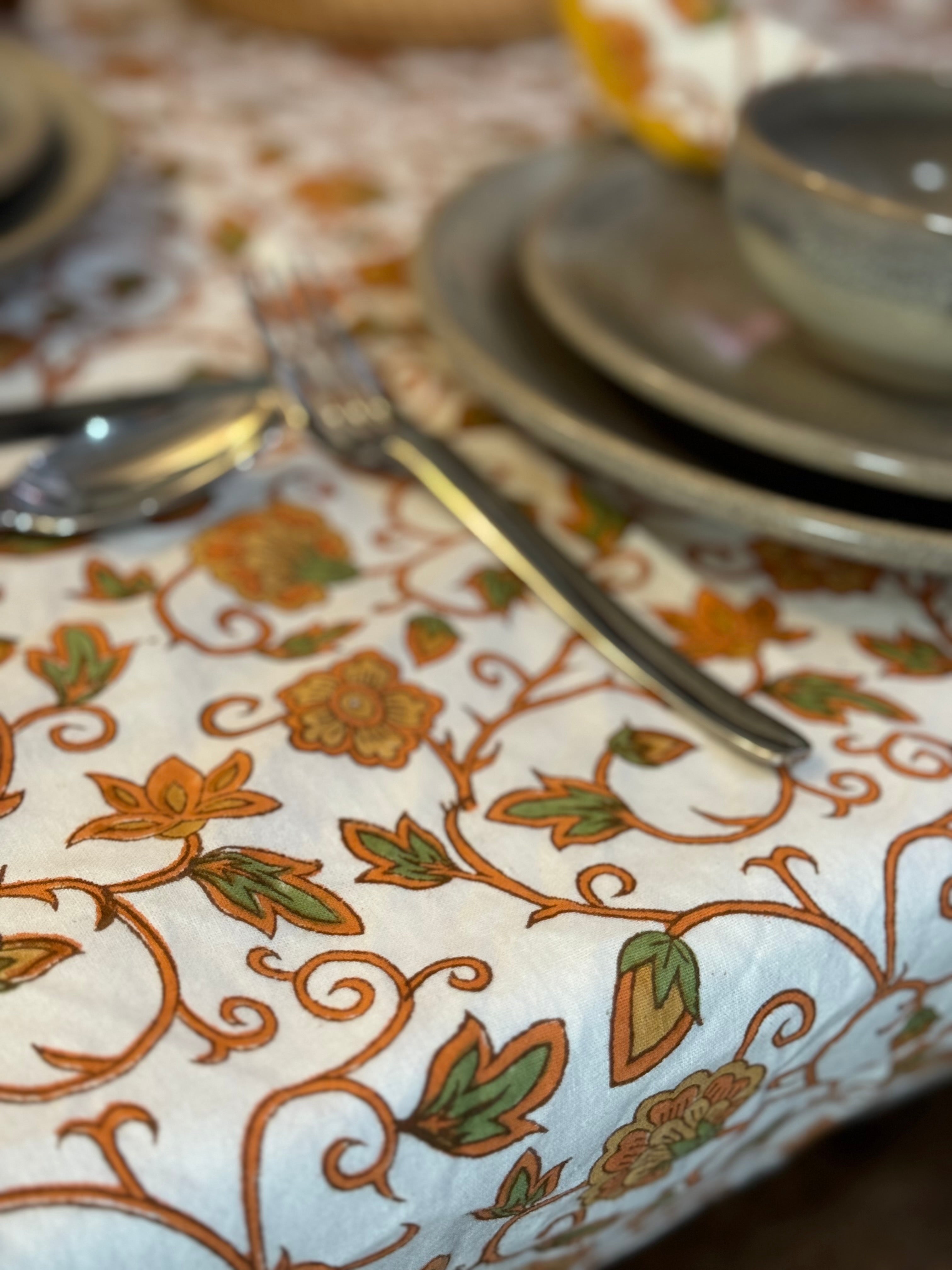 Printed Tablecloth - Coneygree Autumn