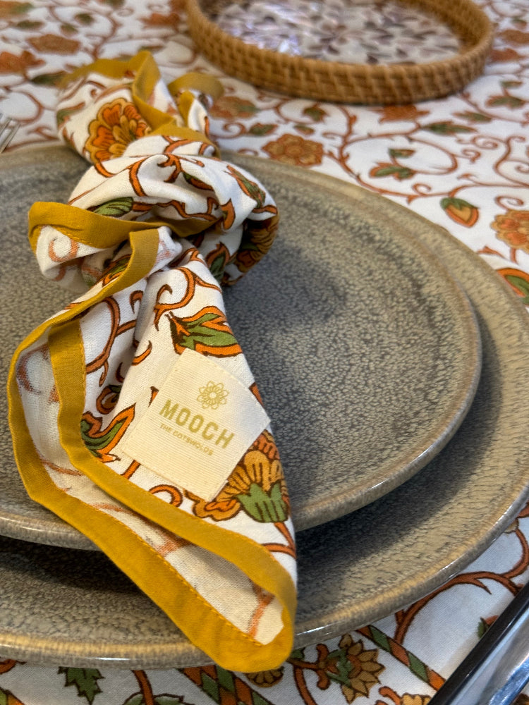 Printed Napkins (Pack of 4) - Coneygree Autumn