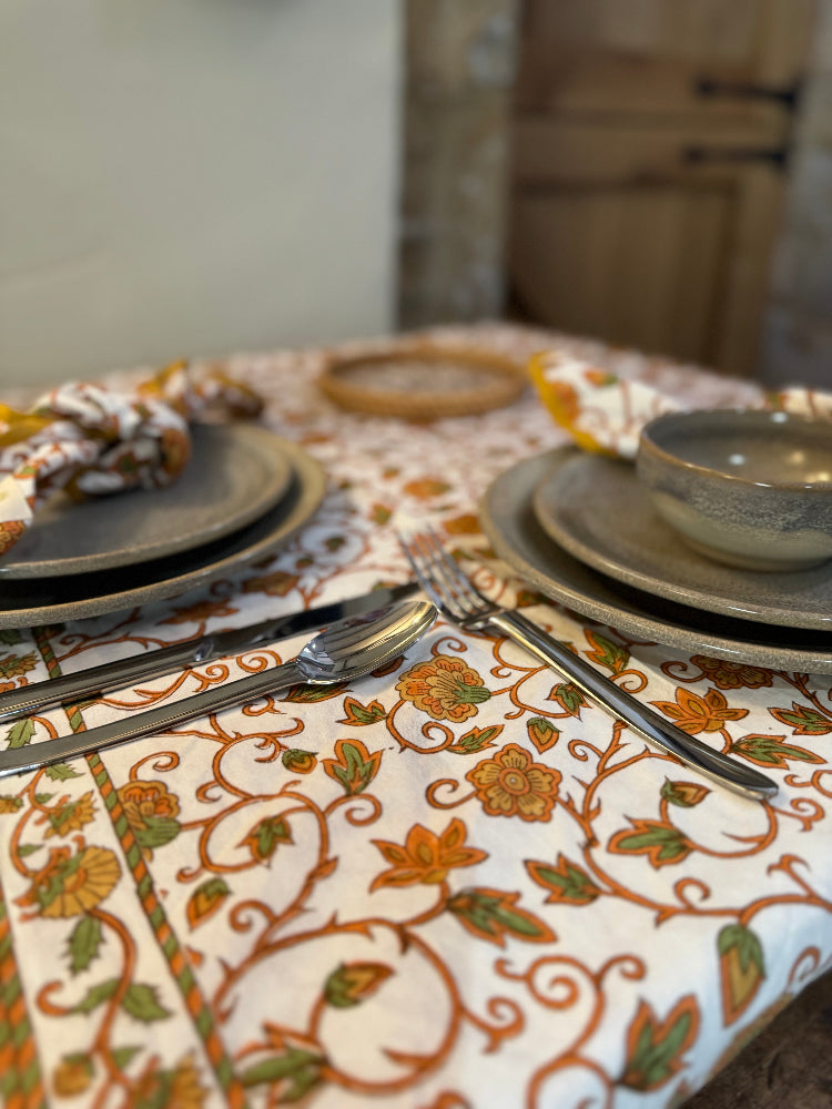 Printed Tablecloth - Coneygree Autumn