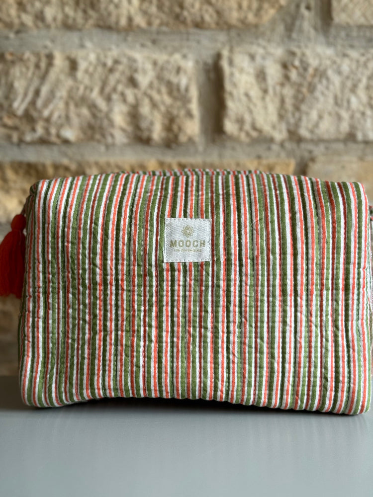 Quilted Wash Bag - Wilson Amber