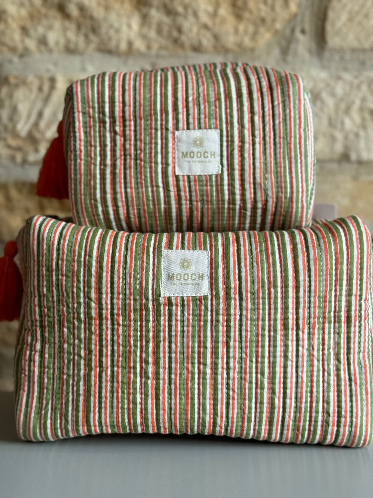 Quilted Wash Bag - Wilson Amber