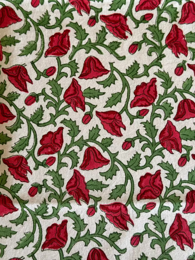 Printed Napkins (Pack of 4) - Hicks Scarlet