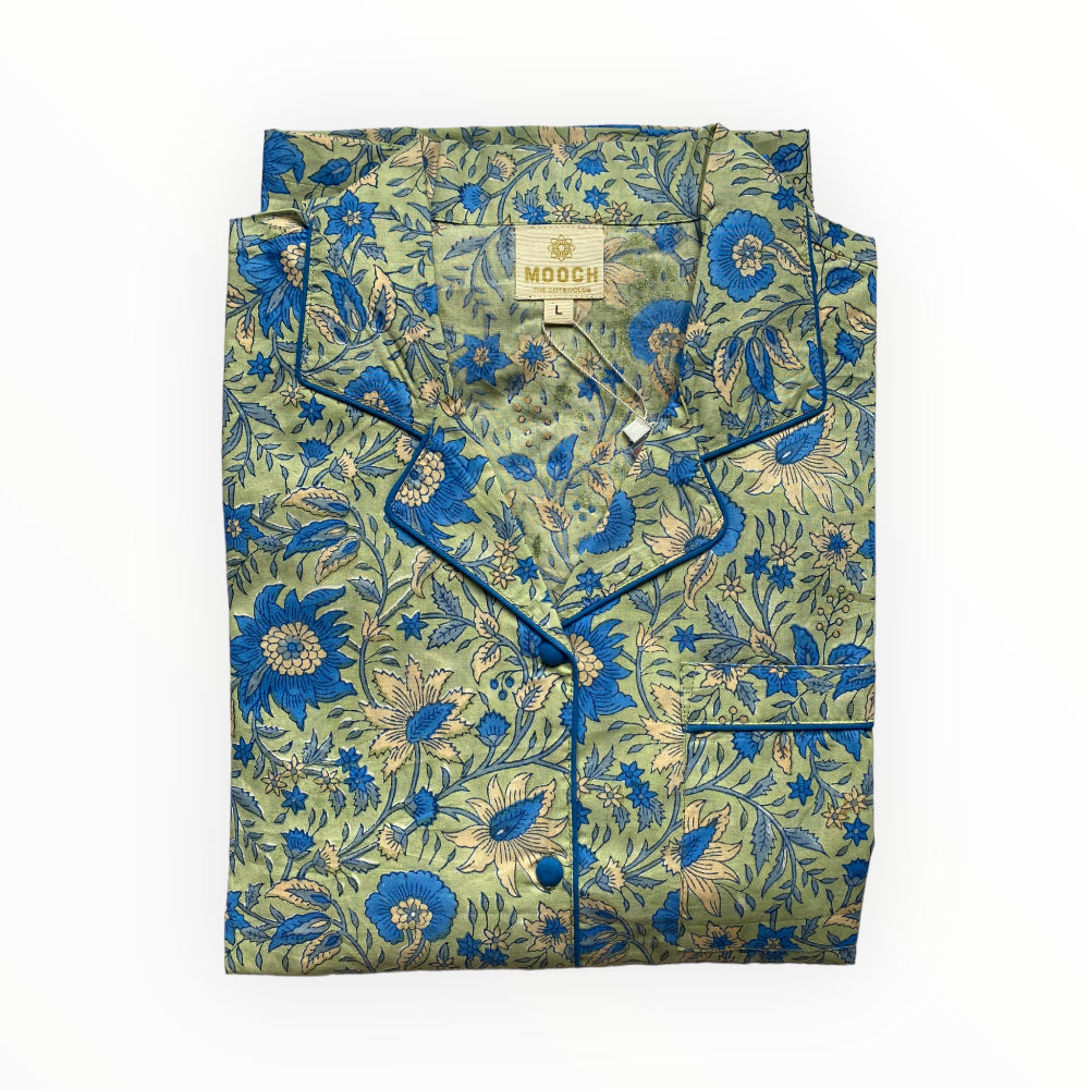 Cotton Pyjamas - Ebrington Sage